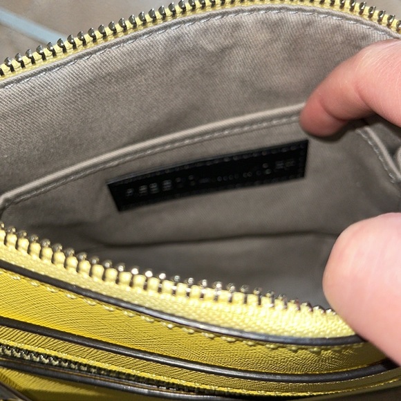 Rebecca Minkoff Avery Leather Crossbody in Capri Yellow - Picture 10 of 11